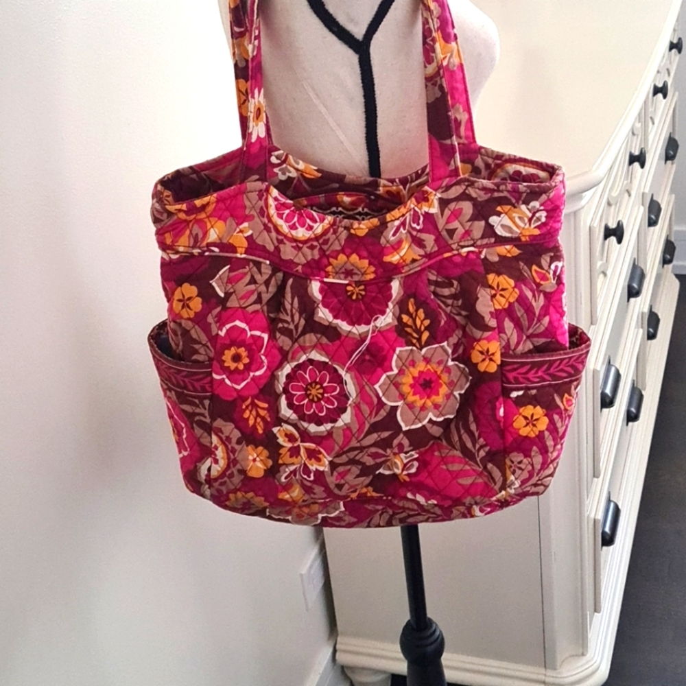 Vera Bradley Shoulder Tote Floral